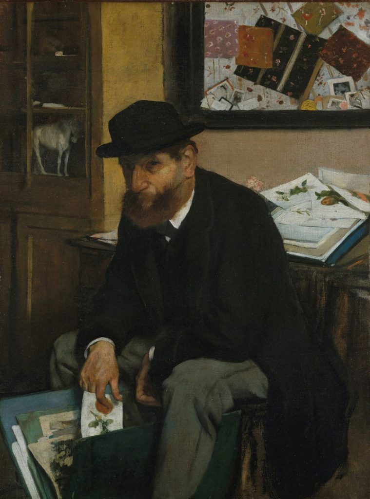 Edgar Degas - El coleccionista de estampas - 1866